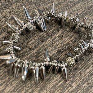 Stella & Dot silver spike bracelet